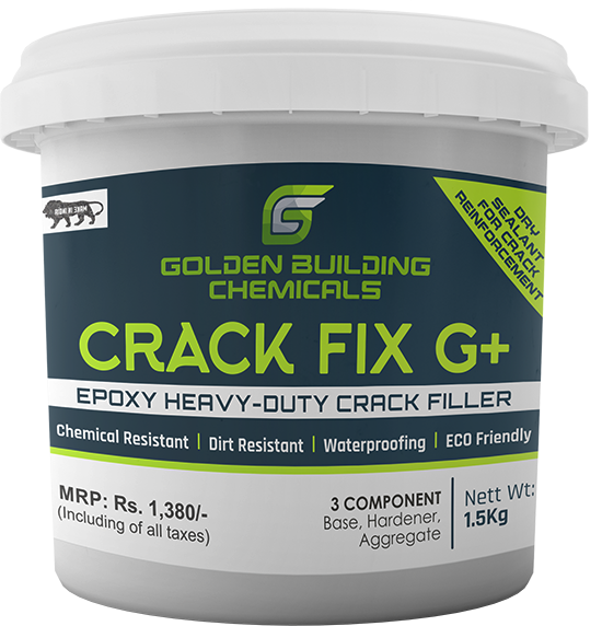 Crack Fix G+, Protect your Foundation & Concrete Bonding. Golden Building Chemical, Chennai