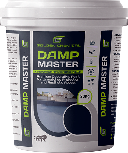 Damp Master - Premium Decorative Paint for Unmatched Protection and Aesthetic Appeal.